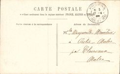 CPA Homme au plumeau Humour