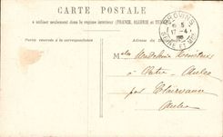 CPA Homme Les accidents d'automobile ca fait concurrence au divorce Le MAtin Humour