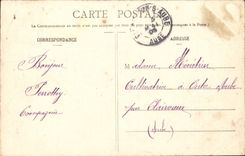 Camp of Trawl-nets - 155 short - Part! Fire! School of Fire - militaria - soldier - CPA