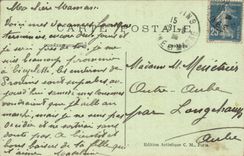 Layered branches - Martyrdom of St Ayoul - CPA