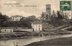 Toul - Dommartin - die Kirche und die Toten - CPA