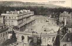 Nancy - L 4 Hemicycle de la carriere la Pepiniere et le Palais du Gouvernement - Vue prise de la Tour - CPA 