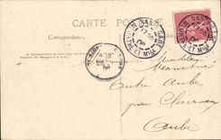 Nancy - L 4 Hemicycle de la carriere la Pepiniere et le Palais du Gouvernement - Vue prise de la Tour - CPA 