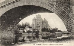 Solesmes CPA Abbey under the bridge