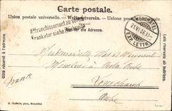 Switzerland - Schweiz - Neuchâtel - a heavy weather with the Neuchâtel Lake - CPA