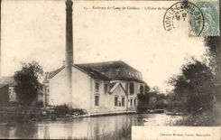 Camp of Trawl-nets - the Factory - CPA