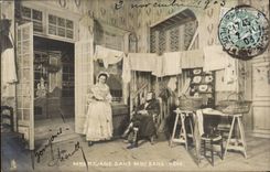 Costumes - Theater - Mrs Rejane in Mrs Without Gene - CPA