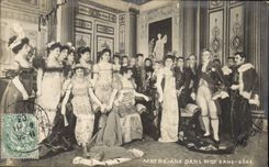 Costumes - Theater - Mrs Rejane in Mrs without Gene - CPA