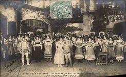 Spectacle - Theater - the Inn of the Poulard one - I Touch with the Goal - CPA