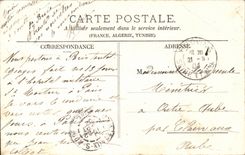 Phantasie - Kind - Junge - ein Huhn mit dem etouffee - Ahhhh! - Reihe von 6 Diagrammen - CPA