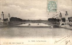 Paris - Le Pont A lexandre - CPA 