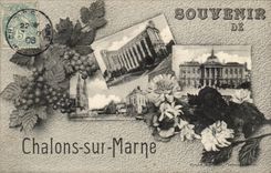 Trawl-nets on the Marne - Souvenir - CPA