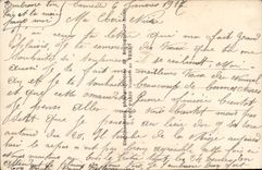 CPA Fantasy Fantasy Happy New Year military militaria