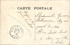 CPA Phantasie-Phantasie Enfant Junge Vier-Blatt Klee