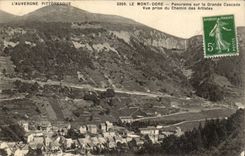 The mount Seen from Gilds CPA Panorama on the large cascade of the way of the artists