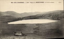 The mount Gilds CPA the lake of Guery