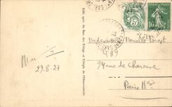 CPA Terrace of the inn of the temple of Mecure at the top of Puy de Dome