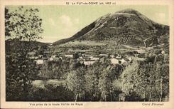 CPA Puy de Dome Seen from of the high valley of Royat