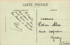 Luxeuil les Bains - Street of the Oak - CPA