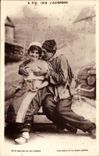 Fantaisie - Couple - L'Auvergne - Erotique - CPA 