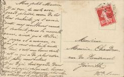 Phantasie - kleiner Junge - Zeppelin - vergoldet - CPA