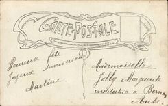 Fantasy - Man - notebook of the Souvenirs - Sainte Marguerite Handsome man with handlebar mustache - CPA