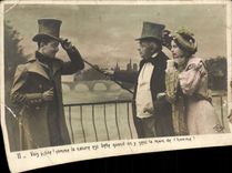 Fantasy - Man - Screw the Small one like nature is roof-bar when one feels the hand of the man there - CPA