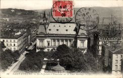 Saint Etienne CPA prefecture and panorama on the place Marengo