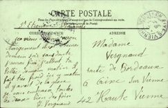 Saint Etienne CPA prefecture and panorama on the place Marengo