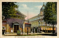 Saint Holy Etienne CPA Church Louis and new galleries