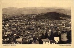 Saint Etienne CPA Panoramic View