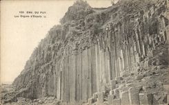 Surroundings of Puy in VElay CPA organ of Espaly