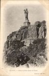 Le Puy CPA Statue de ND de France