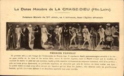 CPA Dances macabre of the chair God