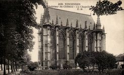 Interior Vincennes CPA of the castle the vault