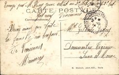 Vincennes CPA View of the castle