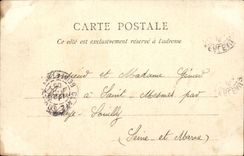 Wood of Vincennes CPA the cascade (children)