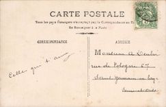 CPA Fantaise Woman Easter Easter April 1st fish