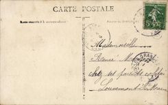 CPA Fantaise Man Easter Easter April 1st fish