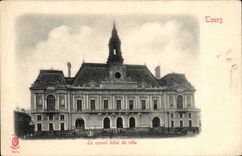 CPA Tours Le nouvel hotel de ville