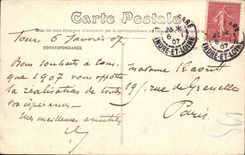 CPA Tours Vue prise de l'ile Aucard