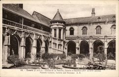 CPA Tours Cloitre de la Psalette Galerie et escalier 