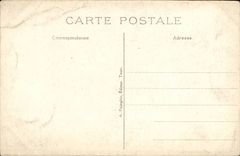 CPA Tours Hotel de ville Salle des fetes La cheminee