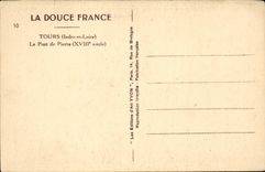 CPA Tours Le pont de pierre