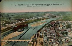 CPA Tours Vue panoramique