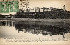 Chinon - the Castle - CPA