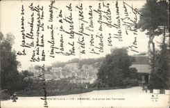 Amboise - Vue prise des Terrasses - CPA 