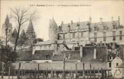 The Castle and of the Church Saint Bear - CPA