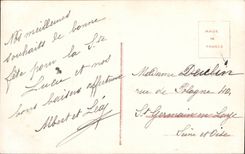 CPA Phantasie-gutes Kind feiert Garcon