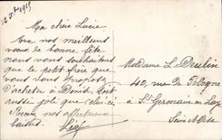 CPA Phantasie-gutes Kind feiert Garcon